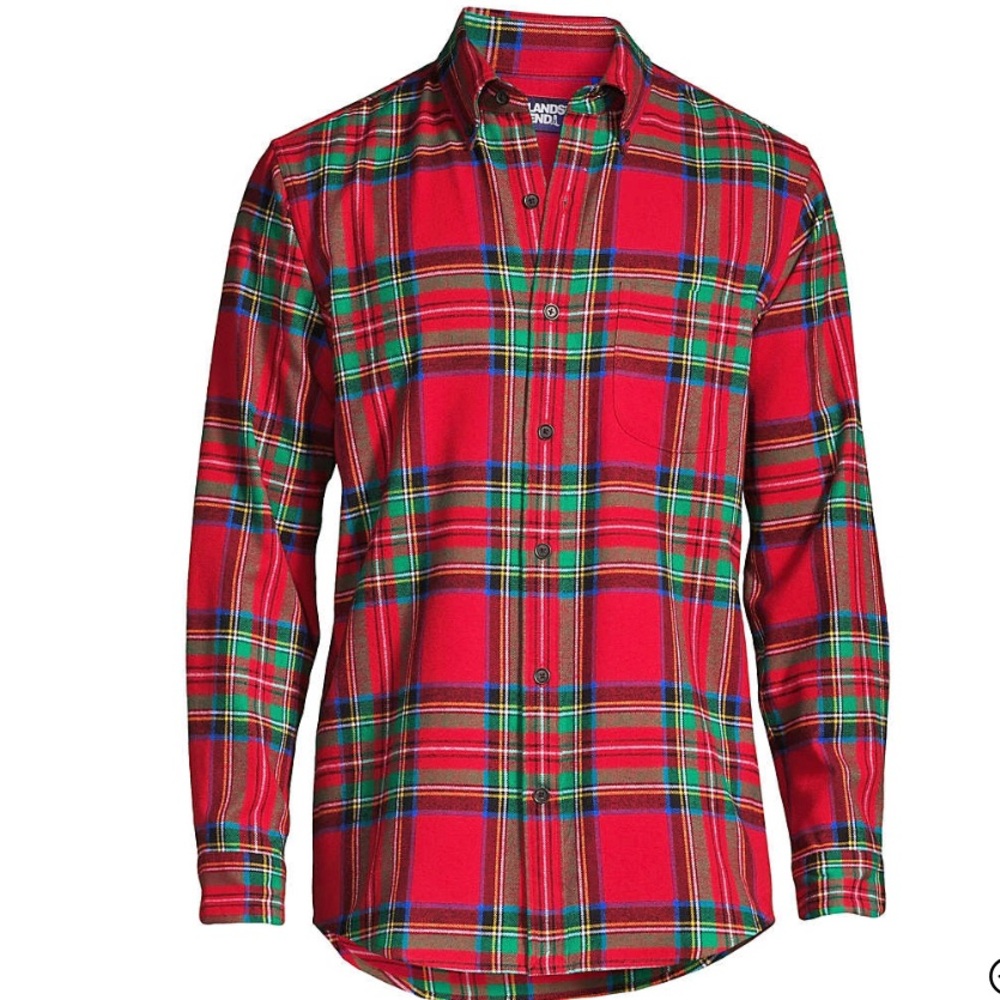 Lands’ End Flannel Shirt